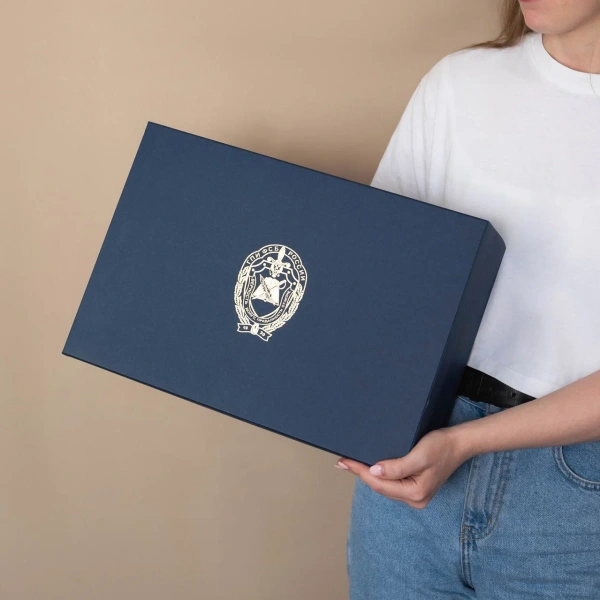  Фотография коробка крышка-дно с атласным ложементом для гпи фсб россии